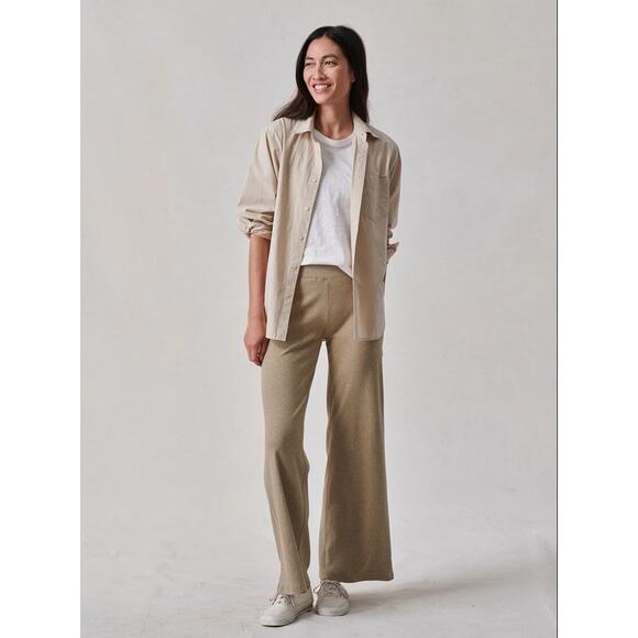 Buck Mason Women’s Marled Beachcomber Surplus Rib Weekender Pant. Size XS - Picture 2 of 7